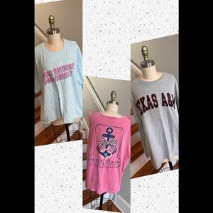 Comfort Color/Champion Texas A&m Aggie Large/XL Tshirt Bundle​​​​​​​​​